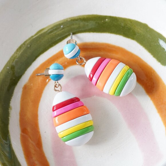 Roxanne Assoulin Fresh Start Puzzle Drop Earrings - Picture 1 of 4